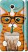 Чехол на Xiaomi Redmi 5 Зеленоглазый кот в очках "4054c-1350-7105"