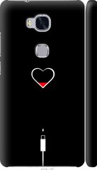 Чехол на Huawei Honor 5X Подзарядка сердца "4274c-176-7105"