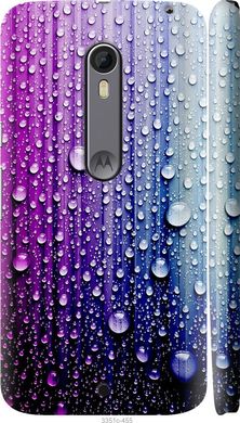 Чехол на Motorola Moto X Style Капли воды "3351c-455-7105"