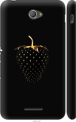 Чехол на Sony Xperia E4 Dual E2115 Черная клубника "3585c-87-7105"