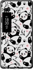 Чехол на Meizu Pro 7 Plus Панды "4318u-1131-7105"