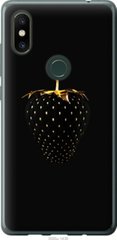 Чехол на Xiaomi Mi Mix 2s Черная клубника "3585u-1438-7105"