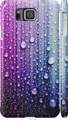 Чехол на Samsung Galaxy Alpha G850F Капли воды "3351c-65-7105"
