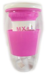 Стакан заварочный MX+ Colours Dream 790 мл Розовый (SKD-0326)