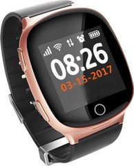 Умные смарт часы с GPS и пульсометром Smart Watch S200 Розовое золото