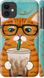 Чехол на Apple iPhone 11 Зеленоглазый кот в очках "4054c-1722-7105"