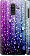 Чехол на Samsung Galaxy J8 2018 Капли воды "3351c-1511-7105"