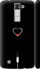 Чехол на LG K8 K350E Подзарядка сердца "4274c-297-7105"