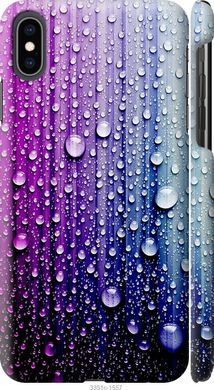 Чехол на Apple iPhone XS Max Капли воды "3351c-1557-7105"