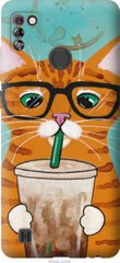 Чехол на Tecno Pop 4 Pro BC3 Зеленоглазый кот в очках "4054u-2444-7105"