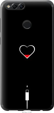 Чехол на Huawei Honor 7X Подзарядка сердца "4274u-1139-7105"