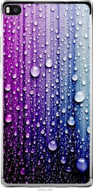 Чехол на Huawei Ascend P8 Капли воды "3351u-123-7105"