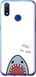 Чехол на Realme X Lite Акула "4870u-2030-7105"