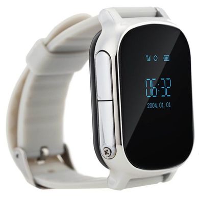 Умные смарт часы с GPS трекером Smart Baby Watch T58 Серебро