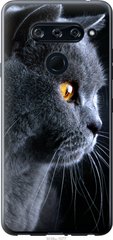 Чехол на LG V40 ThinQ Красивый кот "3038u-1577-7105"