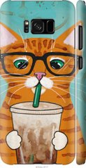 Чехол на Samsung Galaxy S8 Plus Зеленоглазый кот в очках "4054c-817-7105"