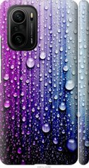 Чехол на Xiaomi Poco F3 Капли воды "3351c-2280-7105"