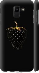 Чехол на Samsung Galaxy J6 2018 Черная клубника "3585c-1486-7105"