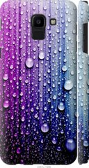 Чехол на Samsung Galaxy J6 2018 Капли воды "3351c-1486-7105"