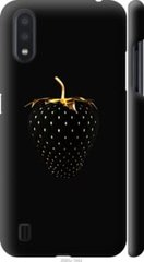 Чехол на Samsung Galaxy A01 A015F Черная клубника "3585c-1842-7105"