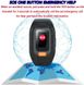 GPS-трекер для пожилых людей Smart Band S3M с пульсометром, двухсторонним голосовым вызовом, сигналом SOS в одно нажатие Черный