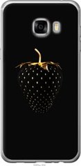 Чехол на Samsung Galaxy C7 C7000 Черная клубника "3585u-302-7105"