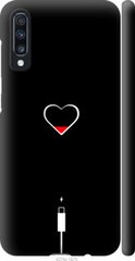 Чехол на Samsung Galaxy A70 2019 A705F Подзарядка сердца "4274c-1675-7105"