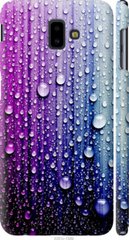 Чехол на Samsung Galaxy J6 Plus 2018 Капли воды "3351c-1586-7105"