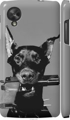 Чехол на LG Nexus 5 Доберман "2745c-57-7105"