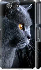 Чехол на Sony Xperia Z3 Compact D5803 Красивый кот "3038c-277-7105"