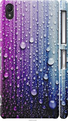 Чехол на Sony Xperia Z2 D6502/D6503 Капли воды "3351c-43-7105"