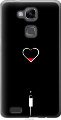 Чехол на Huawei Ascend Mate 7 Подзарядка сердца "4274u-140-7105"