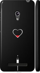 Чехол на Asus Zenfone 5 Подзарядка сердца "4274c-81-7105"