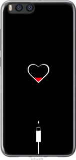 Чехол на Xiaomi Mi Note 3 Подзарядка сердца "4274u-978-7105"