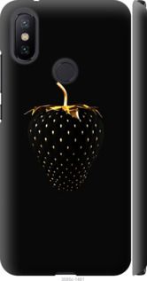 Чехол на Xiaomi Mi A2 Черная клубника "3585c-1481-7105"