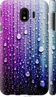 Чехол на Samsung Galaxy J4 2018 Капли воды "3351c-1487-7105"