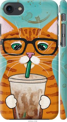 Чехол на iPhone 8 Зеленоглазый кот в очках "4054c-1031-7105"