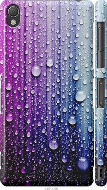 Чехол на Sony Xperia Z3 D6603 Капли воды "3351c-58-7105"