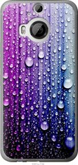 Чехол на HTC One M9 Plus Капли воды "3351u-134-7105"