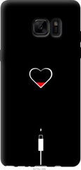 Чехол на Samsung Galaxy Note 7 Duos N930F Подзарядка сердца "4274u-346-7105"