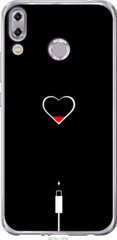 Чехол на Asus Zenfone 5 ZE620KL Подзарядка сердца "4274u-1554-7105"