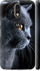 Чехол на Motorola MOTO G4 PLUS Красивый кот "3038c-953-7105"