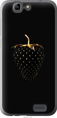 Чехол на Huawei Ascend G7 Черная клубника "3585u-147-7105"