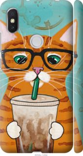 Чехол на Redmi S2 Зеленоглазый кот в очках "4054c-1494-7105"