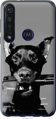 Чехол на Motorola G8 Plus Доберман "2745u-1837-7105"