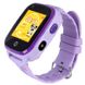 Водонепроницаемые детские GPS часы с 4G и камерой Smart Baby Watch DF33C Сиреневый