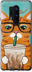 Чехол на OnePlus 8 Pro Зеленоглазый кот в очках "4054u-1896-7105"