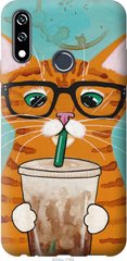 Чехол на LG W10 Зеленоглазый кот в очках "4054u-1784-7105"