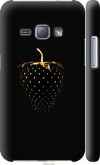 Чехол на Samsung Galaxy J1 (2016) Duos J120H Черная клубника "3585c-262-7105"