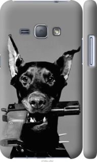 Чехол на Samsung Galaxy J1 (2016) Duos J120H Доберман "2745c-262-7105"